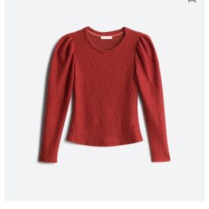 Carmen ruched sleeve knit top